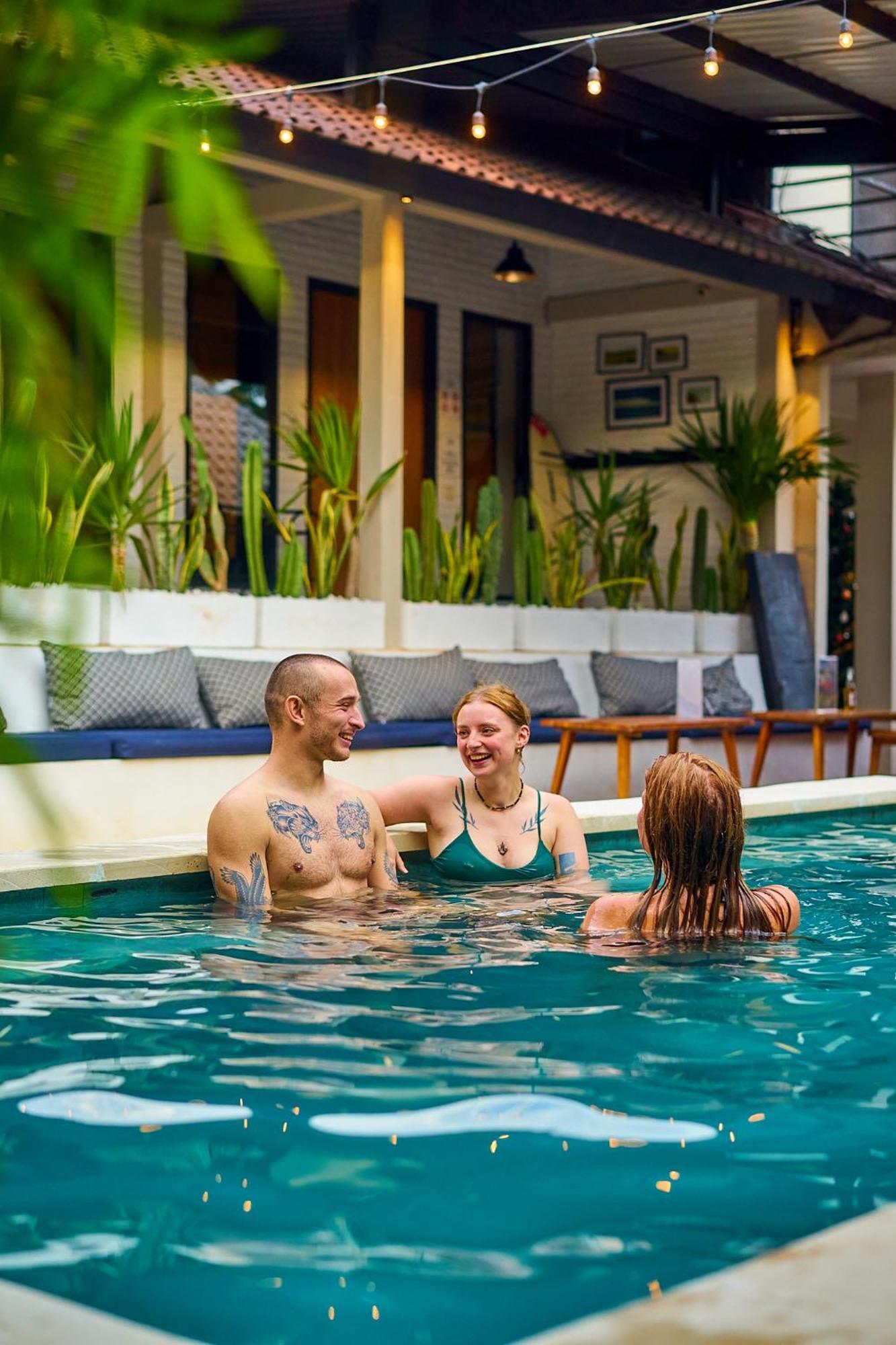 Lay Day Hostel Canggu Kültér fotó